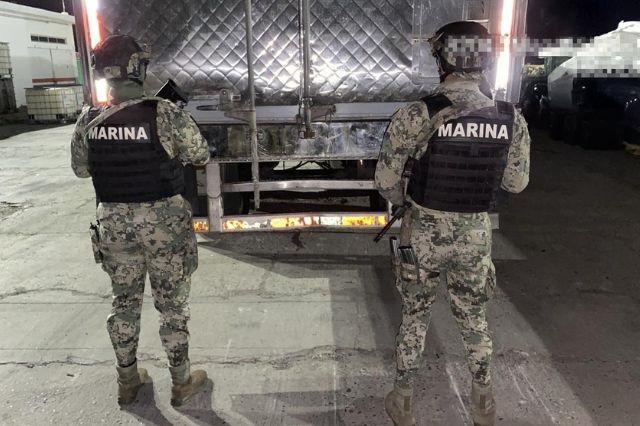 Elementos de la Marina, en el decomiso de más de media tonelada de metanfetamina