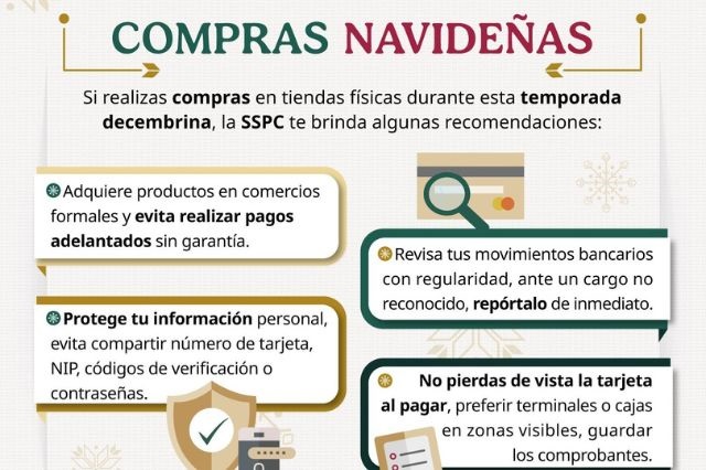 Recomendaciones para evitar fraudes en esta temporada decembrina