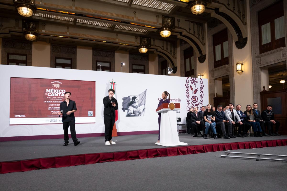 Claudia Sheinbaum convoca a jóvenes al concurso binacional de música 