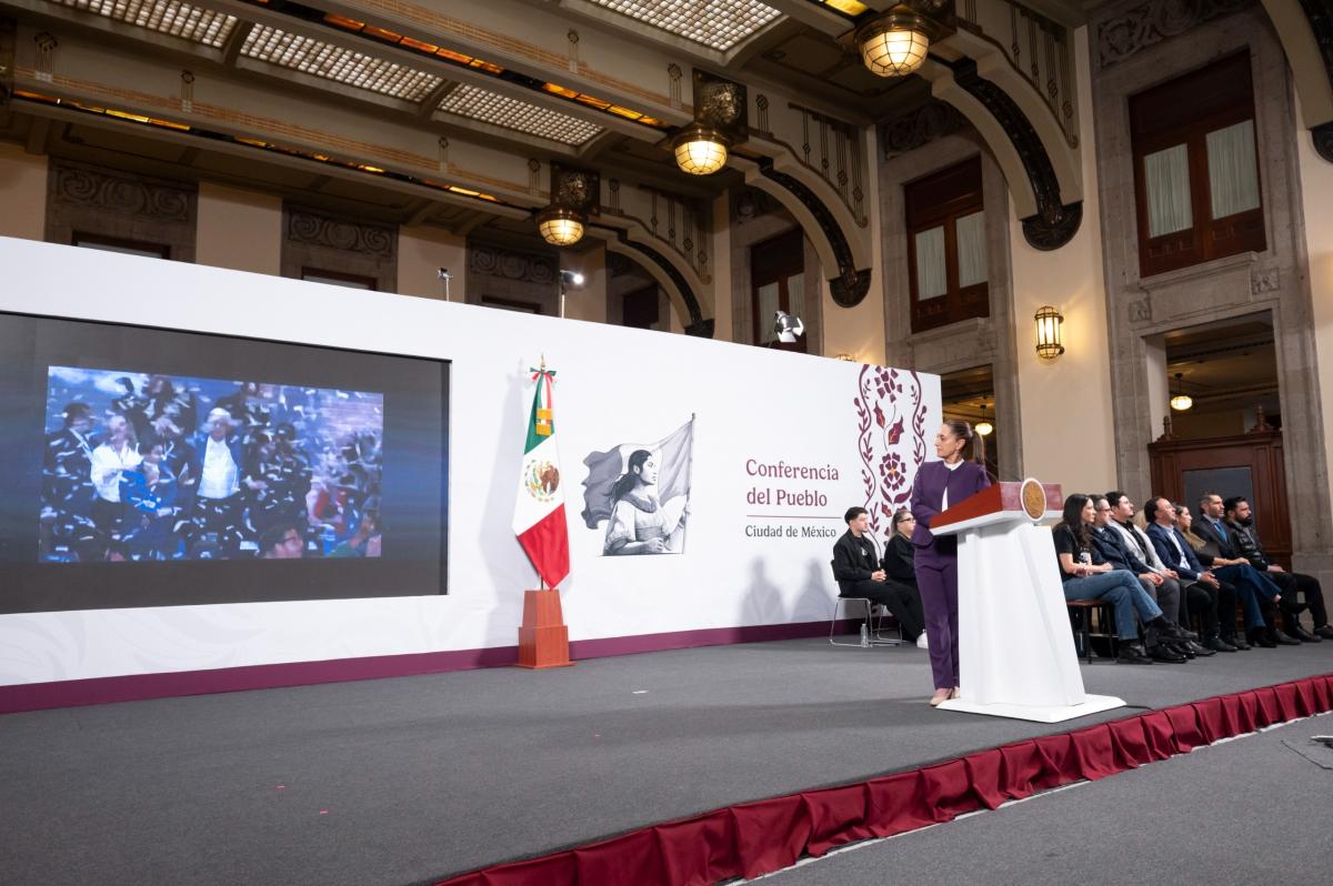 Claudia Sheinbaum convoca a jóvenes al concurso binacional de música 