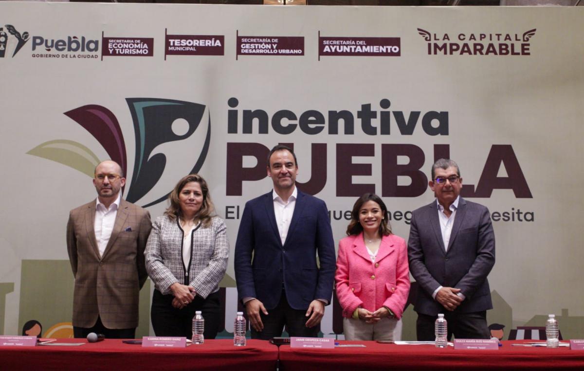 Presentación del programa Incentiva Puebla