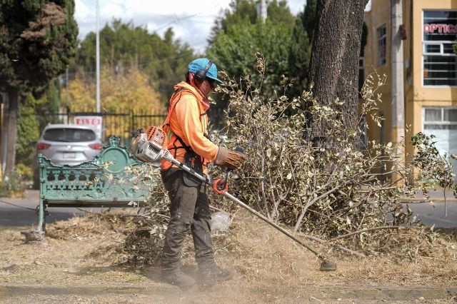 Pepe Chedraui supervisa trabajos de mantenimiento en la colonia Las Hadas