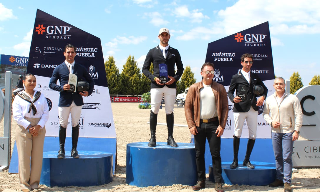 LOS GANADORES DE LA PRUEBA DE 1.45 METROS DE SALTO CSI2*