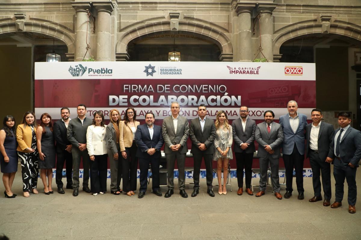 Convenio de colaboración “Torres Atalaya y Botón de Alarma OXXO”