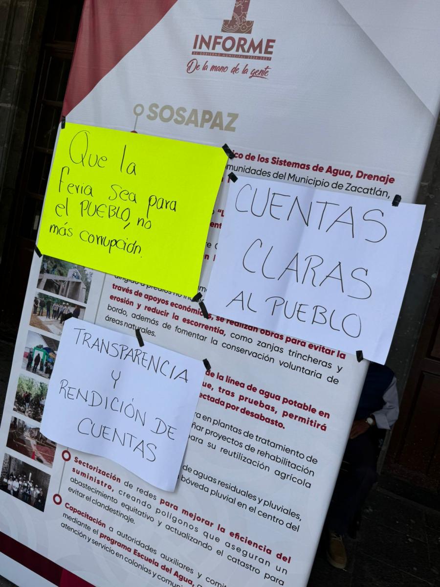 Protestan en Zacatlán por falta de transparencia y piden Consejo Ciudadano
