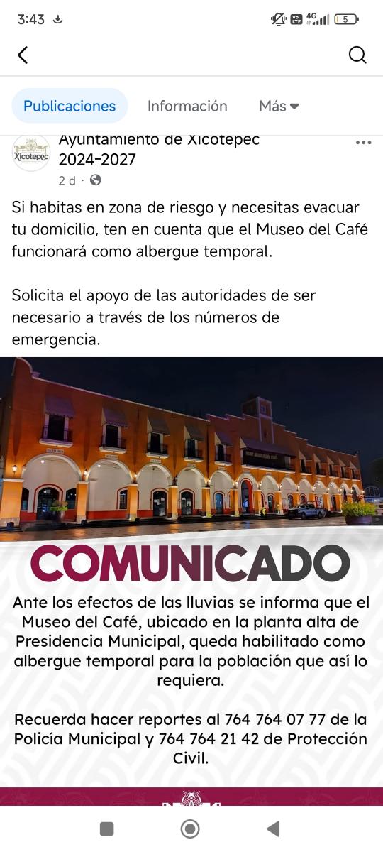 Huauchinango, Pahuatlán y Xicotepec abrieron albergues después de la tragedia