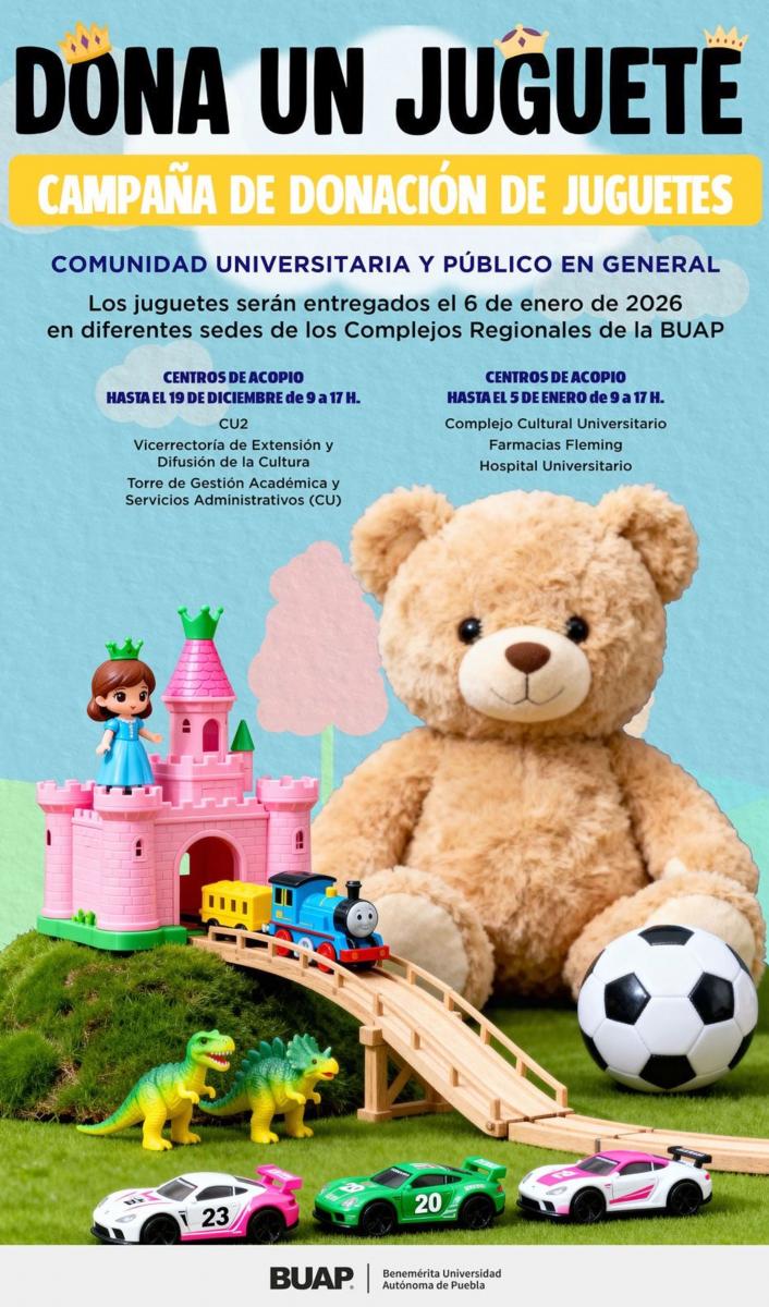 Convocatoria de campaña Dona un juguete
