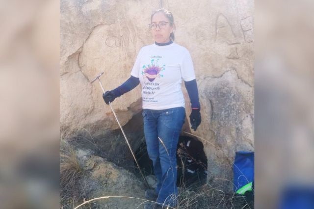 María Luisa Núñez, fundadora del Colectivo La Voz de los Desaparecidos en Puebla
