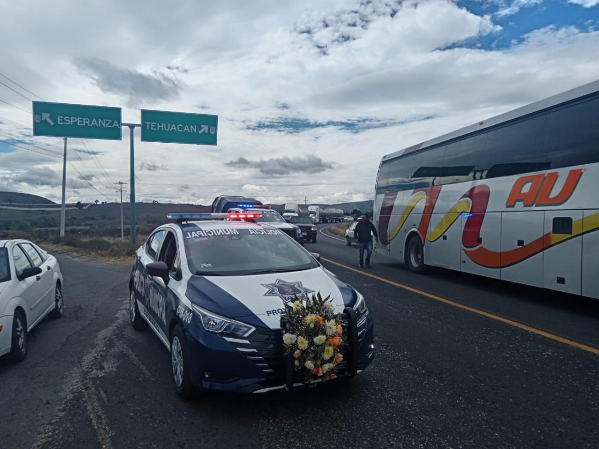 choque en carretera federal Azumbilla - El Seco