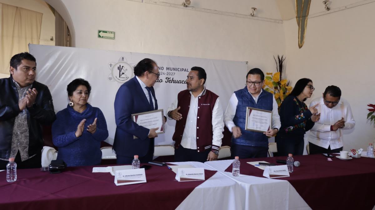 Ayuntamiento de Tehuacán firma convenio con UNAM