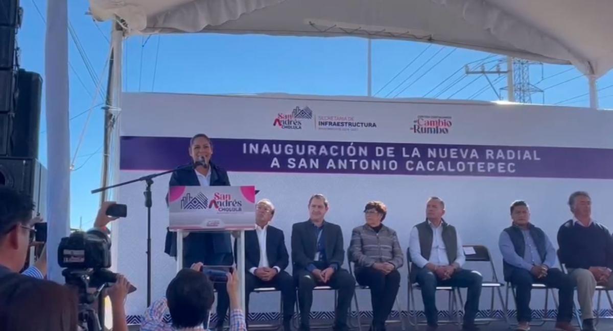 Radial a Cacalotepec en San Andrés Cholula