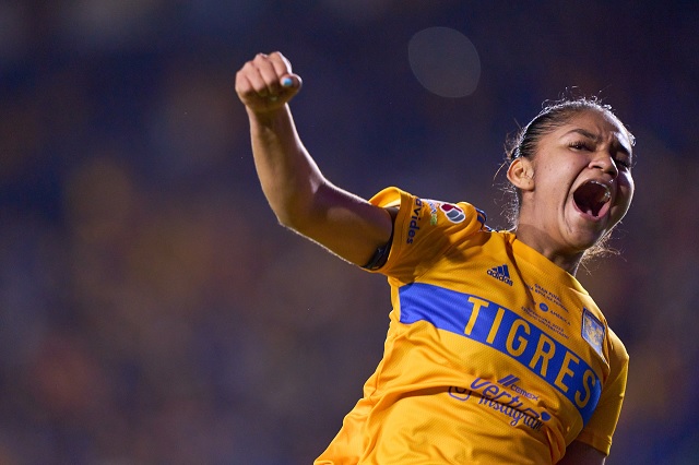 Belén Cruz festeja gol ante América | Tigres vs América | Final Liga MX Femenil 