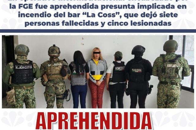 Isabel N., fue detenida por el ataque al Bar LaCoss; ya tenía antecedentes