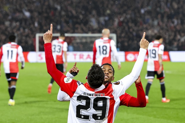 Gol de Santiago Giménez en el Feyenoord vs Lazio | UEFA Europa League | 2022