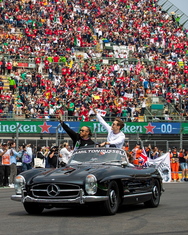 Lewis Hamilton y George Russell | Gran Premio de México | 2022