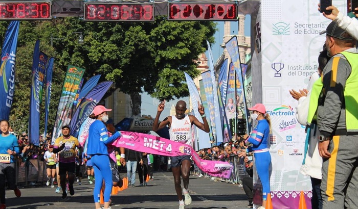 Kibet Koskei, ganador del Maratón Puebla 2022 | 27 de noviembre, 2022