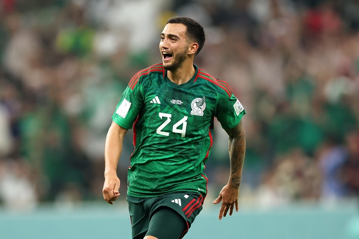 Luis Chávez festejando su primer gol en un Mundial | México vs Arabia Saudita | Mundial de Qatar 2022