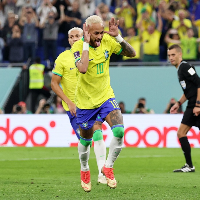 Festejo de Neymar Jr | Brasil vs Corea del Sur | Octavos de Final | Mundial Qatar 2022
