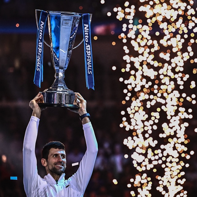 Novak Djokovic con título del ATP Finals 2022 | Final Novak Djokovic vs Casper Ruud