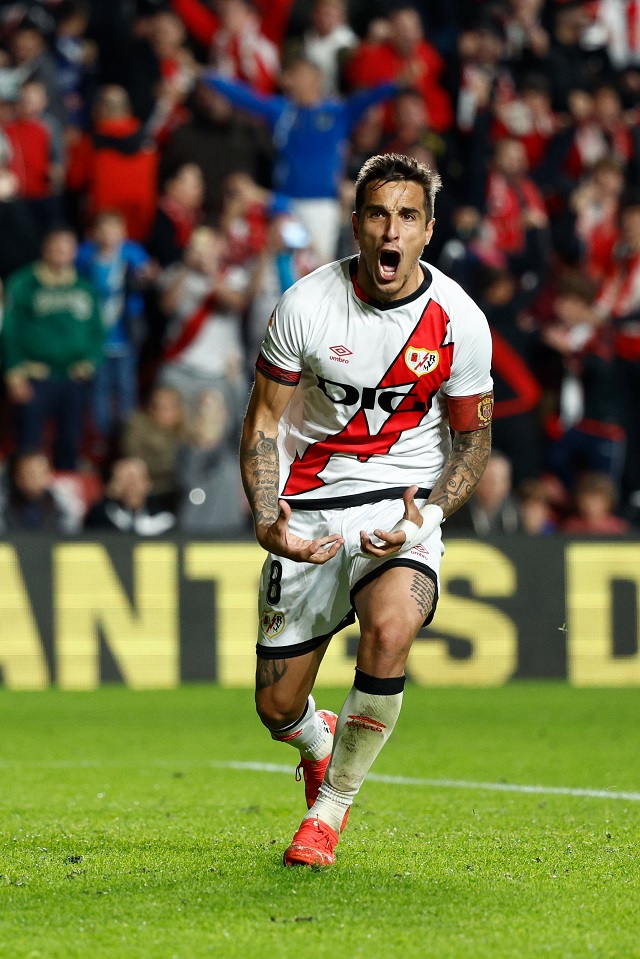 Óscar Trejo festeja gol ante el Real Madrid | Rayo Vallecano vs Real Madrid | LaLiga 2022