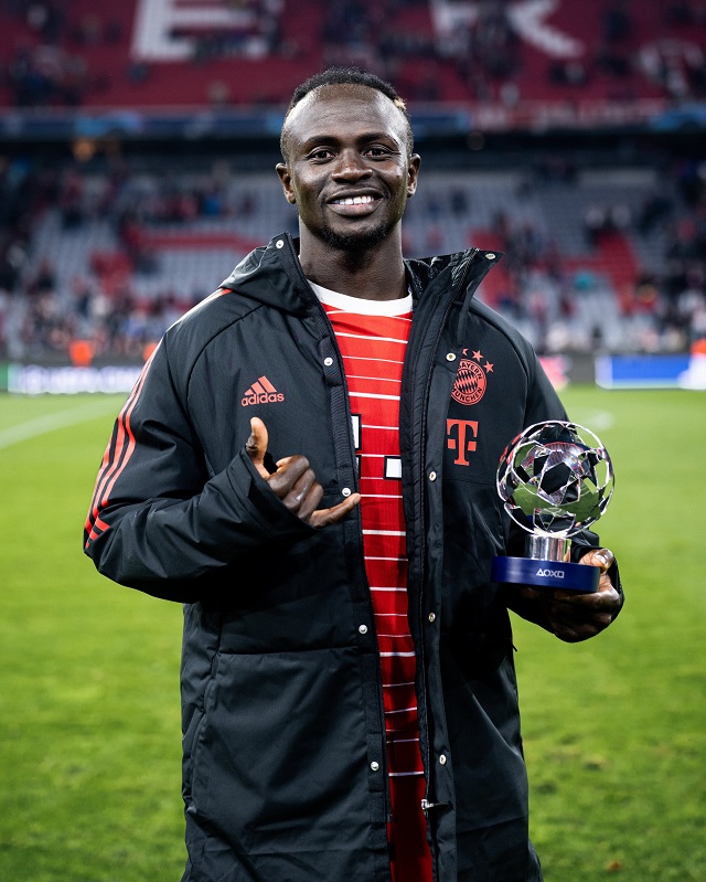 Sadio Mané nombrado mejor jugador del partido | Bayern Múnich | 2022