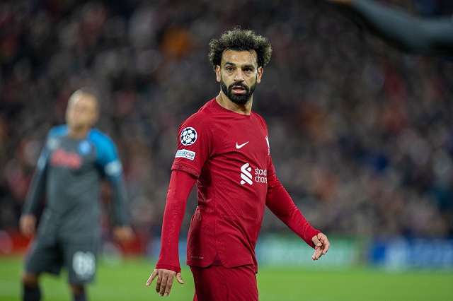 Mohamed Salah en victoria del Liverpool sobre Napoli | UEFA Champions League | 2022