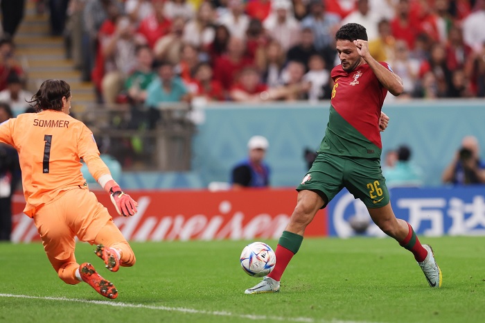 Gonçalo Ramos anota ante Yann Sommer | Portugal vs Suiza | Mundial de Qatar 2022