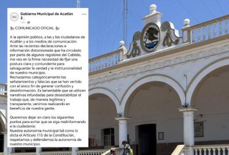 Foto: Cortesía Ayuntamiento de Acatlán