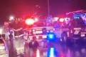 Al accidente registrado en la carretera, involucró a autos compactos y camiones de carga