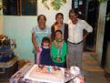 Sus padres le brindaron el apoyo
