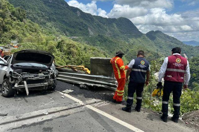 Accidente en autopista México-Tuxpan 