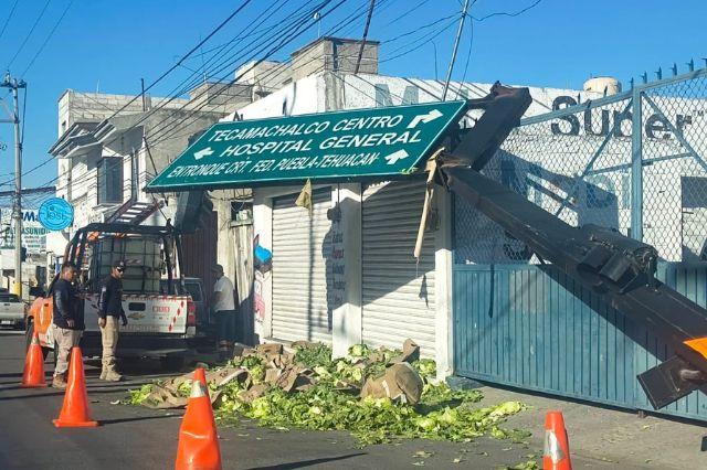 Accidente en Tecamachalco 