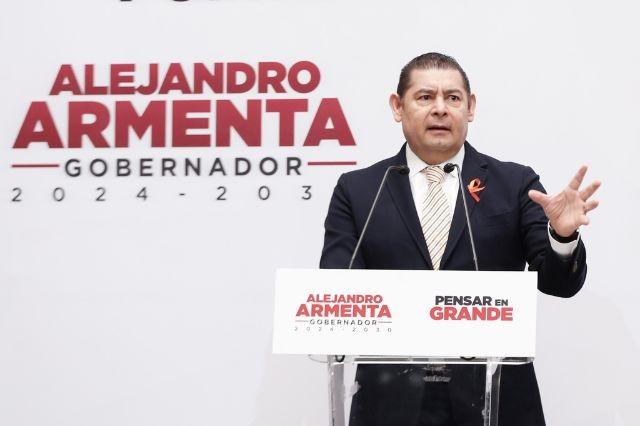 Alejandro Armenta enviará una iniciativa para devolver el fuero constitucional a diputados locales