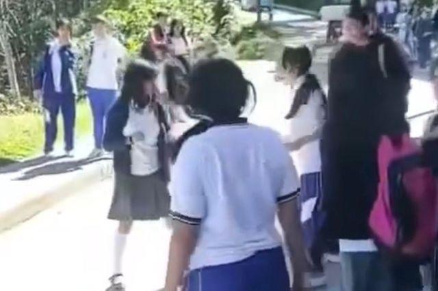 Pelea entre alumnas de Telesecundaria
