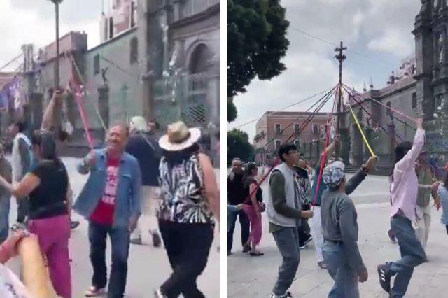 Arcoíris ritual invade Puebla con la Danza de los Listones