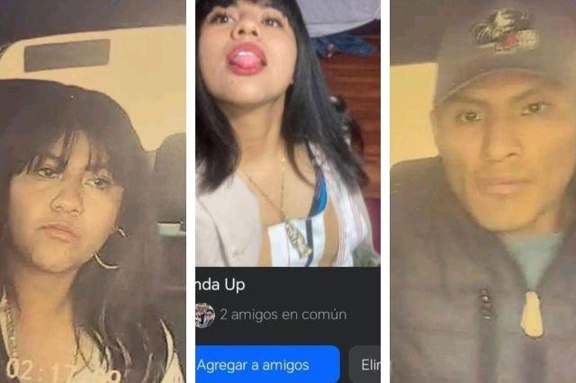 Aspecto de los presuntos asaltantes de un conductor de plataforma en Ciudad Judicial; la mujer fue identificada como Brenda Up