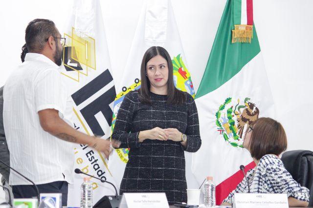 Blanca Cruz, presidenta del IEE en Puebla