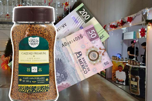 Café soluble de la marca Puebla Cinco de Mayo 