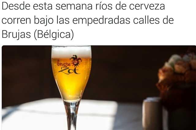 La cerveza, el vital líquido, llega ahora a los bebedores, entubada, del fabricante, proveedor a los “dispenser” de las barras