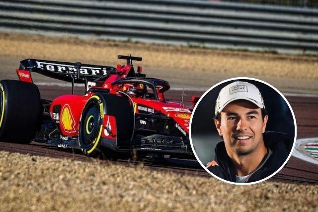 Checo Pérez prueba la Ferrari SF-23 en Imola con Cadillac