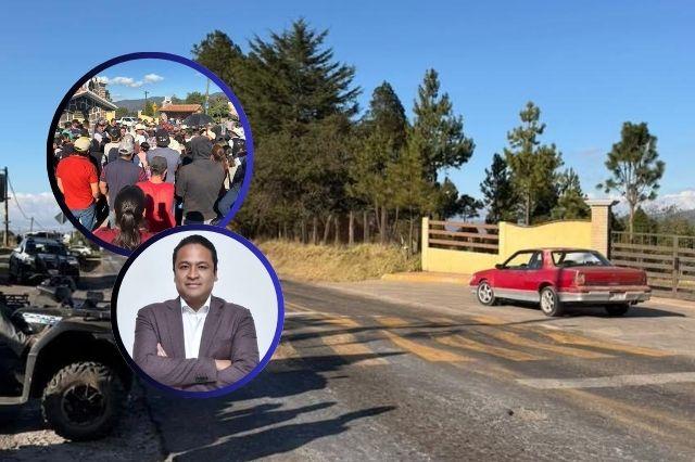 Cierran la Tlaxco-Chignahuapan