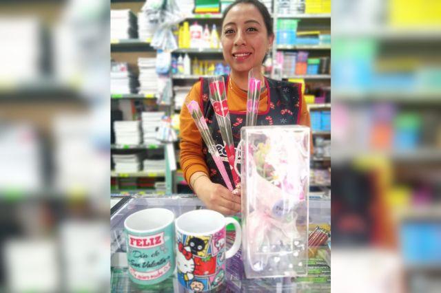 Comercios de Chalchicomula esperan repunte en ventas por San Valentín