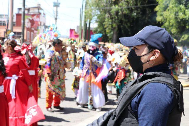 Supervisión del Carnaval 2025 en San Pedro Cholula