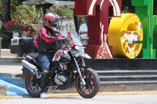 Motociclistas en Tehuacán 