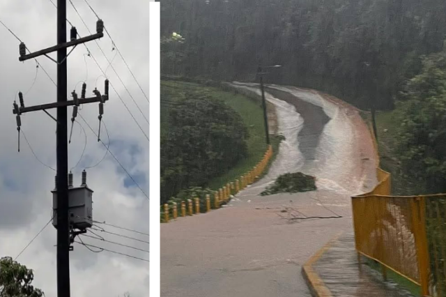 Sin electricidad en la Sierra Norte