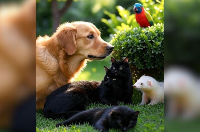 Imagen de animales generada con IA 