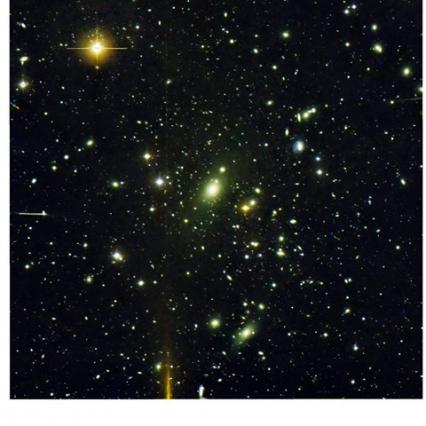 Cúmulo Abell 85 obtenida en el Kitt Peak National Observatory  por Omar López-Cruz y procesada por José Miguel Jáuregui García