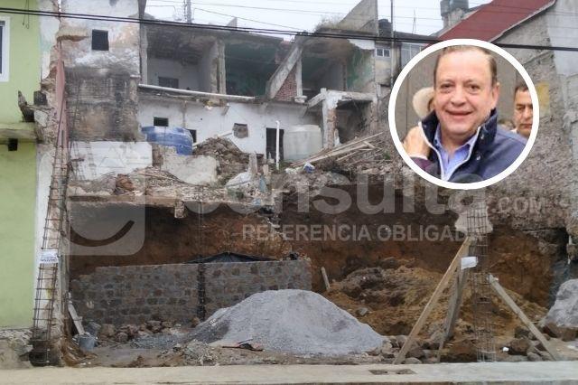 Derrumbe en Teziutlán