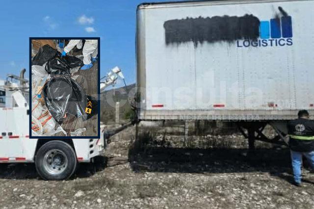 Identifican cuerpo emplayado hallado en caja de tráiler