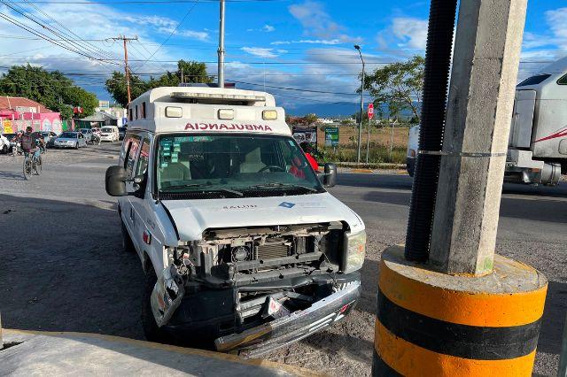 Particular choca en Tehuacán